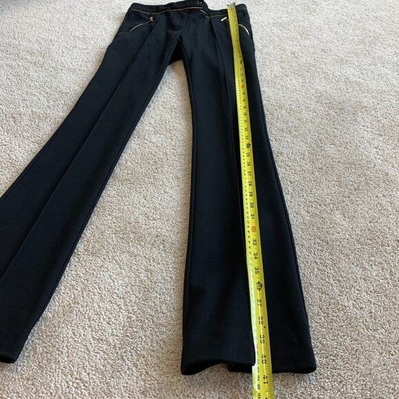 Barbara BUI black crepe & gold waist trim pleated - Picture 10 of 10